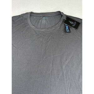 NWT‎ Blue Ice Preminum Clothing Mens T-shirt Stretch Gray Short Sleeve Size XL